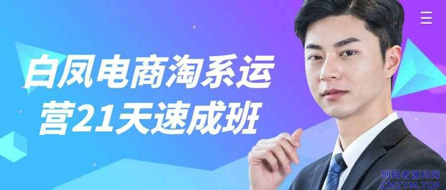 白凤电商淘系运营21天速成班-创码者资源网