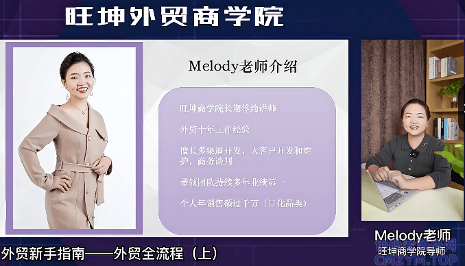外贸小白蜕变行业销冠线上课程-创码者资源网