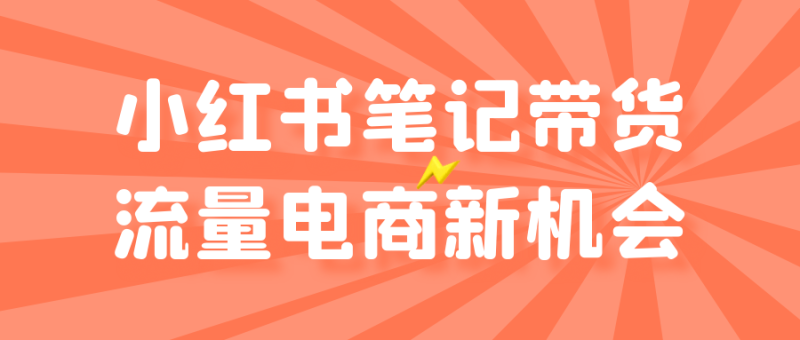 小红书笔记带货流量电商新机会-创码者资源网