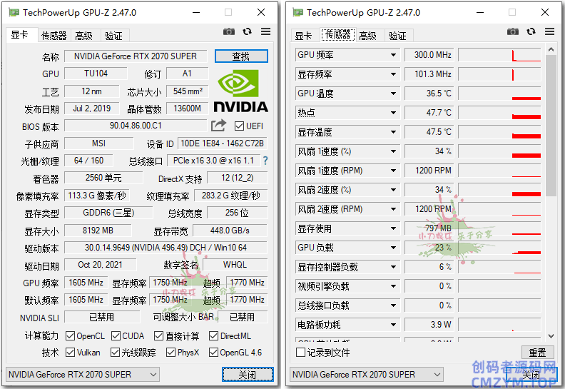 显卡检测GPU-Z v2.68中文汉化版-创码者资源网