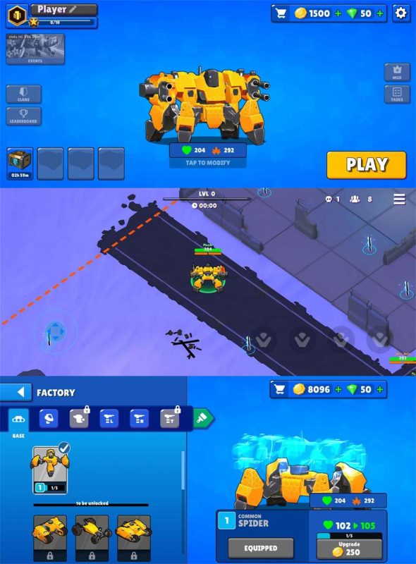 大逃杀类型竞技游戏 机甲-创码者资源网