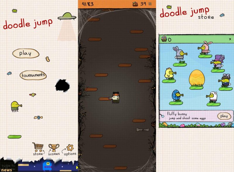 休闲技巧性游戏 涂鸦跳跃-创码者资源网