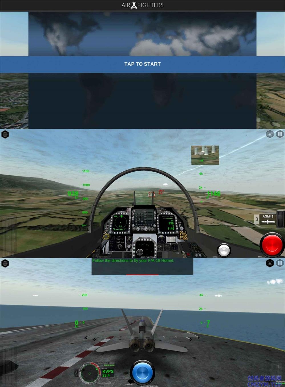 真实模拟飞行游戏 模拟空战-创码者资源网