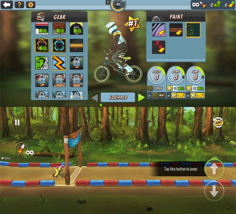 竞速休闲游戏 疯狂自行车越野秀2-创码者资源网