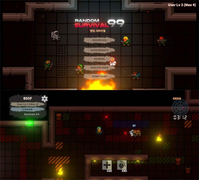 闯关射击游戏 随机生存99-创码者资源网