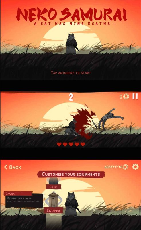 节奏超快的街机游戏 猫侍-创码者资源网