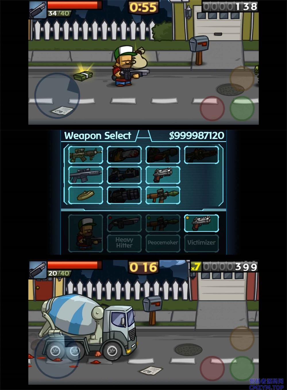 生存射击游戏 僵尸小镇2-创码者资源网