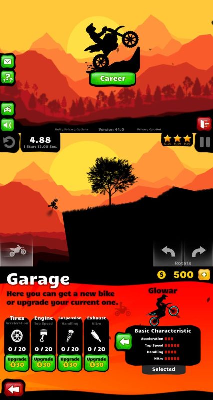 休闲娱乐游戏 日落越野摩托-创码者资源网