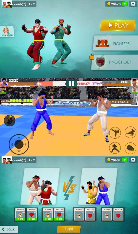 闯关格斗游戏 空手道格斗-创码者资源网