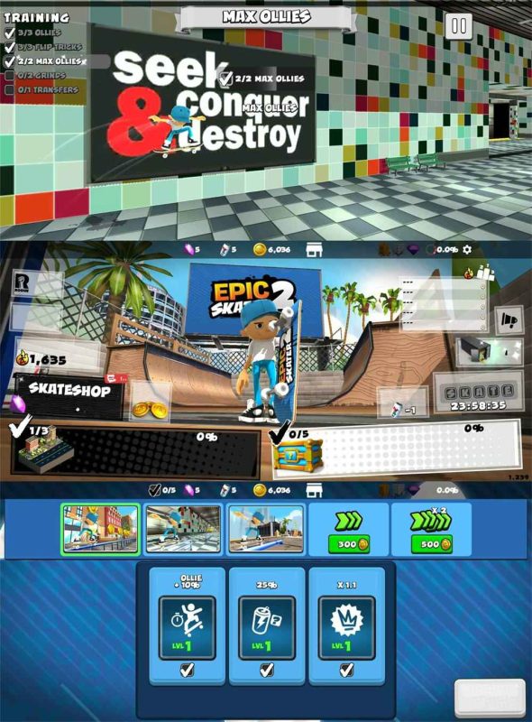 特技滑板游戏 史诗滑板2-创码者资源网