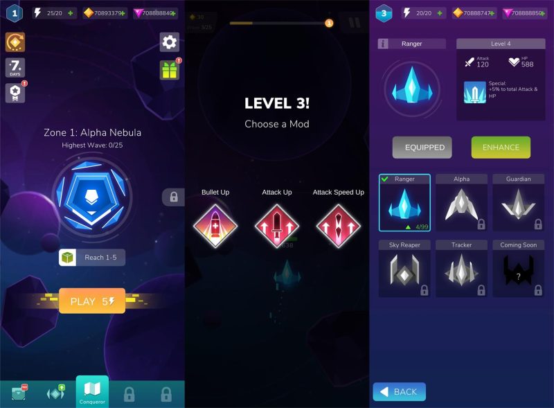 飞行闯关游戏 太空射击大赛-创码者资源网