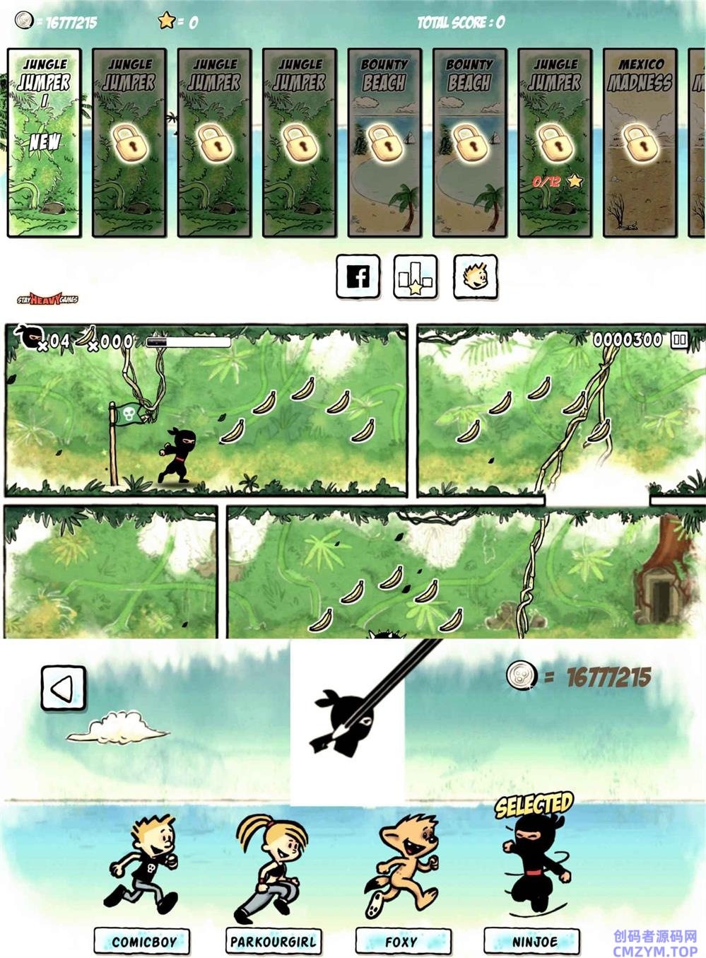 最佳动作平台游戏 漫画男孩-创码者资源网