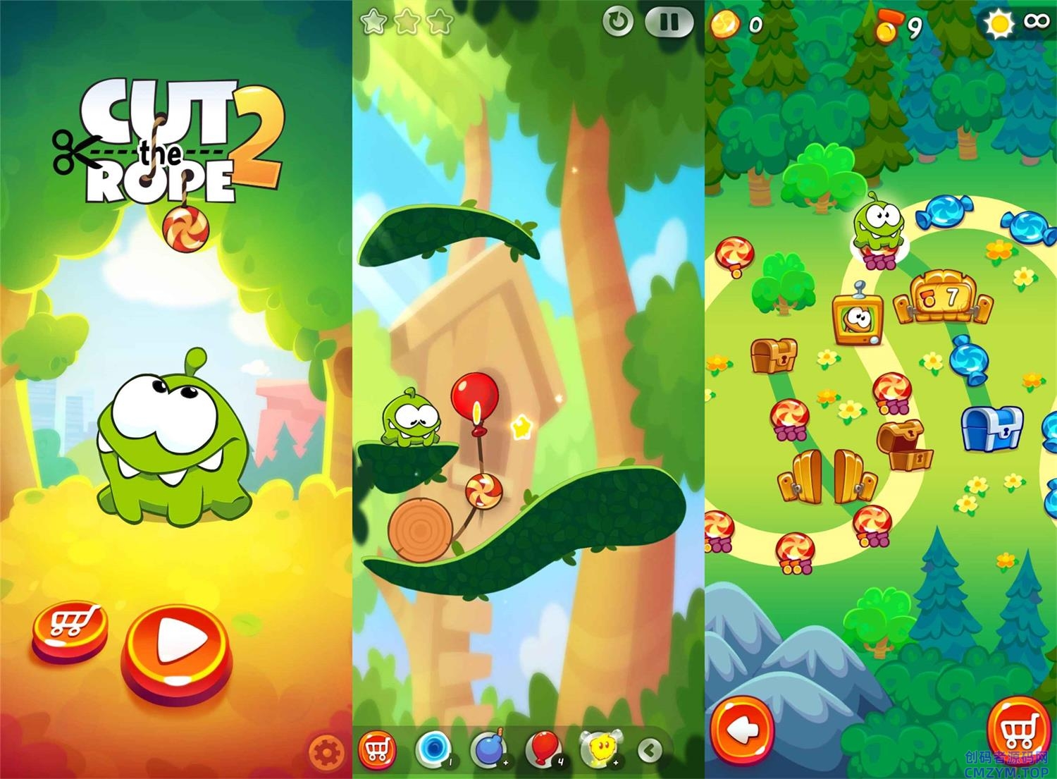 休闲娱乐手游 割绳子2黄金版-创码者资源网