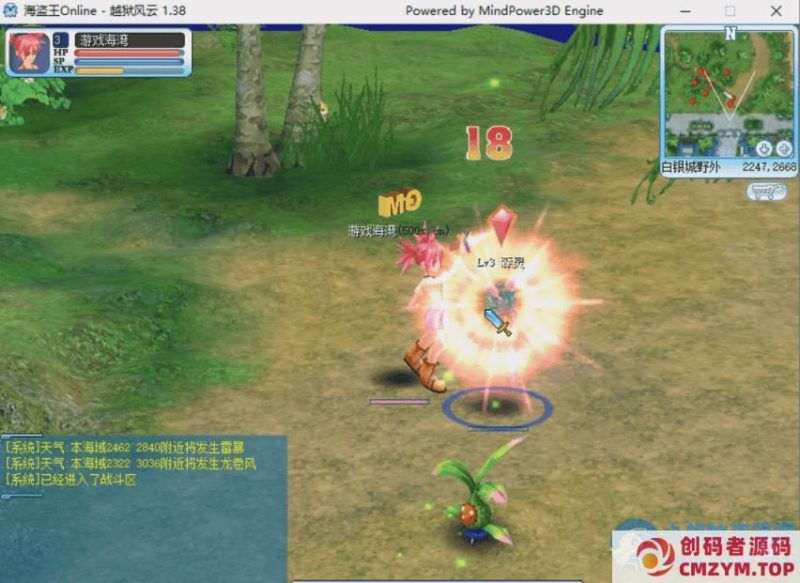 [亲测能玩] 经典怀旧海盗王Online138单机版精炼打磨二次转生翅膀监狱岛地图-创码者资源网