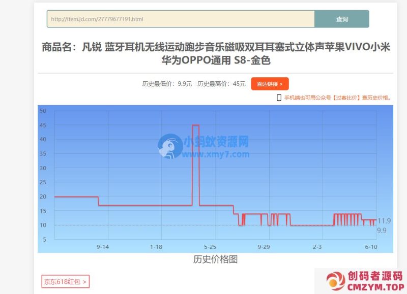 京东查商品历史价格教程-创码者资源网
