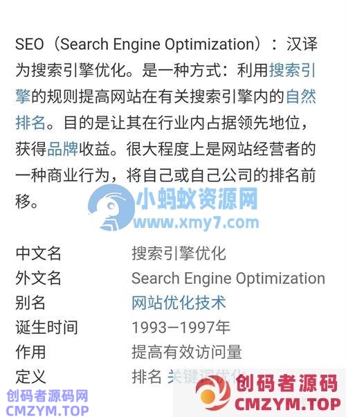 SEO优化获取精准流量-创码者资源网