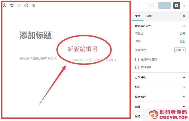 怎样修改wordpress后台的文章编辑器到旧版本？-创码者资源网