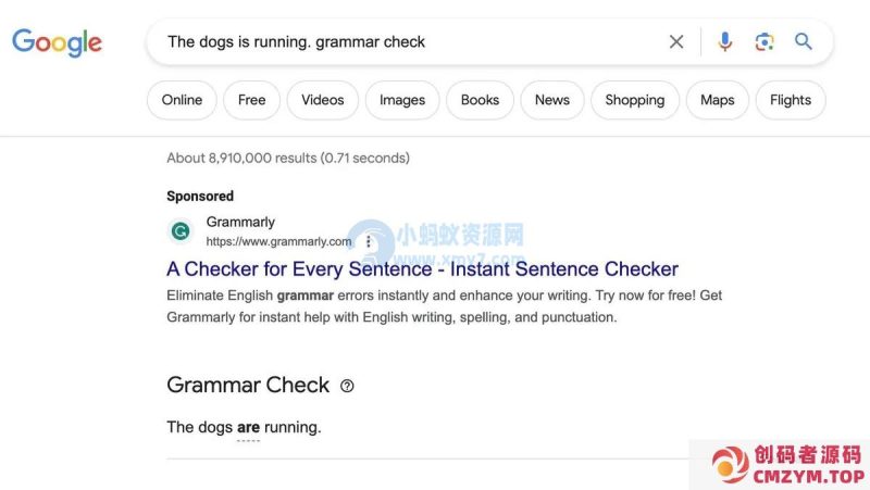 谷歌上线 AI 语法检测工具，助力用户提高写作措辞技巧-创码者资源网