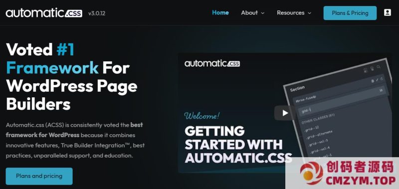 WordPress插件–页面构建器框架Automatic.css v3.0.12破解版下载-创码者资源网