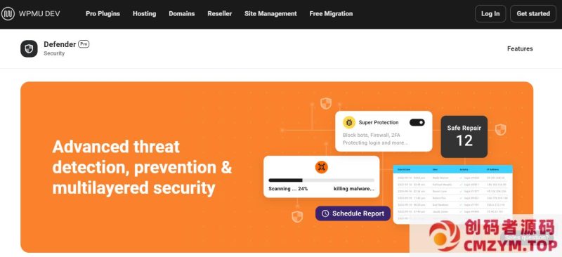 WordPress安全插件–Defender Pro v5.2.0 破解版下载-创码者资源网