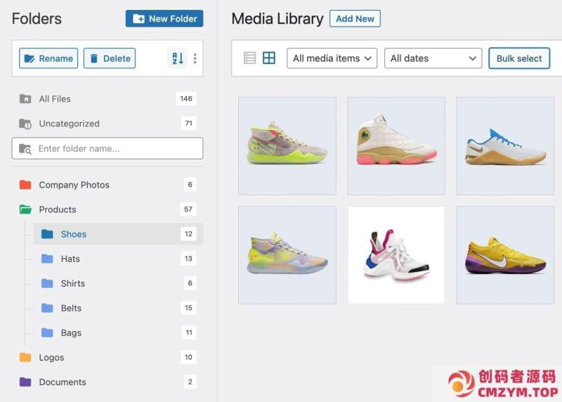 WordPress 媒体库文件夹管理插件–FileBird Pro v6.4.8 破解版免费下载-创码者资源网