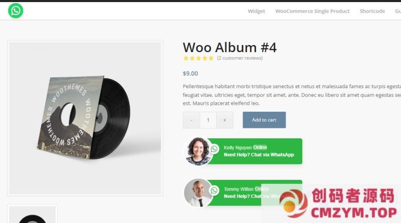 WordPress插件：WhatsApp Chat for WordPress v3.7.1 破解版下载-创码者资源网