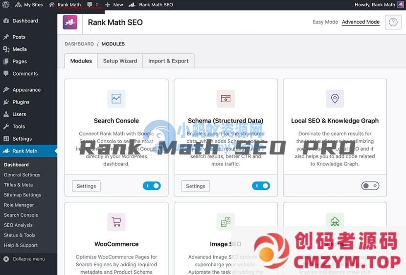 WordPress SEO插件–Rank Math Pro v3.0.95 破解版下载-创码者资源网