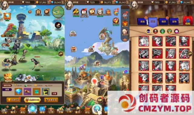 放置卡牌手游【奇幻大陆2】单机一键镜像端+Linux手工服务端+GM后台-创码者资源网
