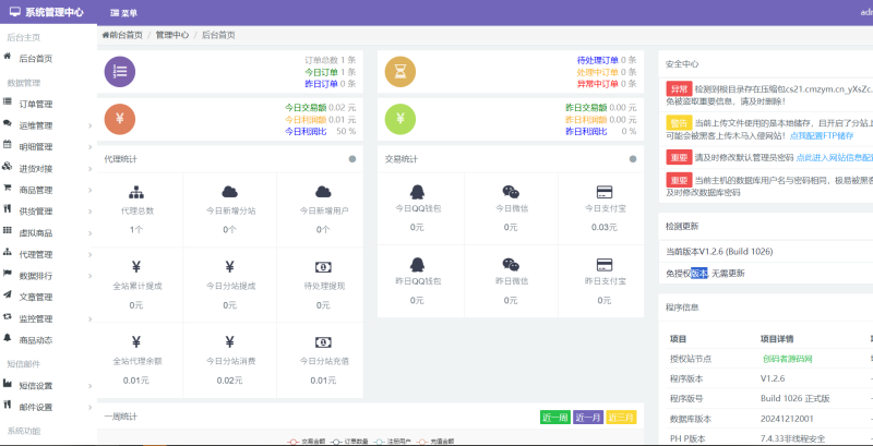 最新秋云商城全开源版本 – 最新修复完美版