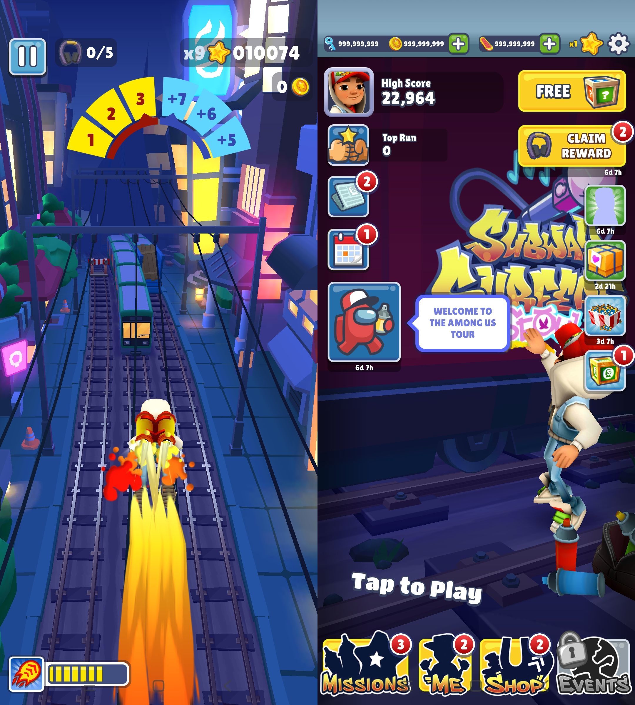 图片[1]-安卓地铁酷跑 v3.54.8 无限金币道具-创码者资源网