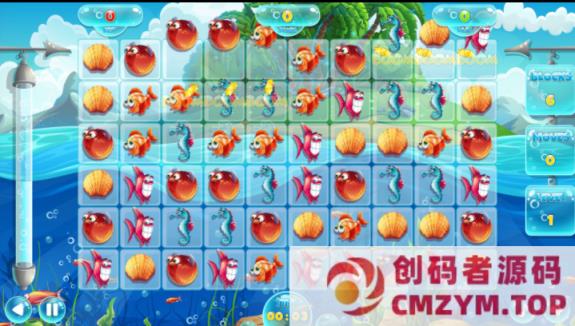 图片[2]-鱼类世界 MatCHHTML5游戏全屏PC页游源码-创码者资源网