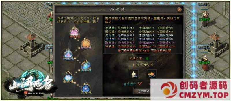 山河无名传奇 隔壁200金币买的-创码者资源网