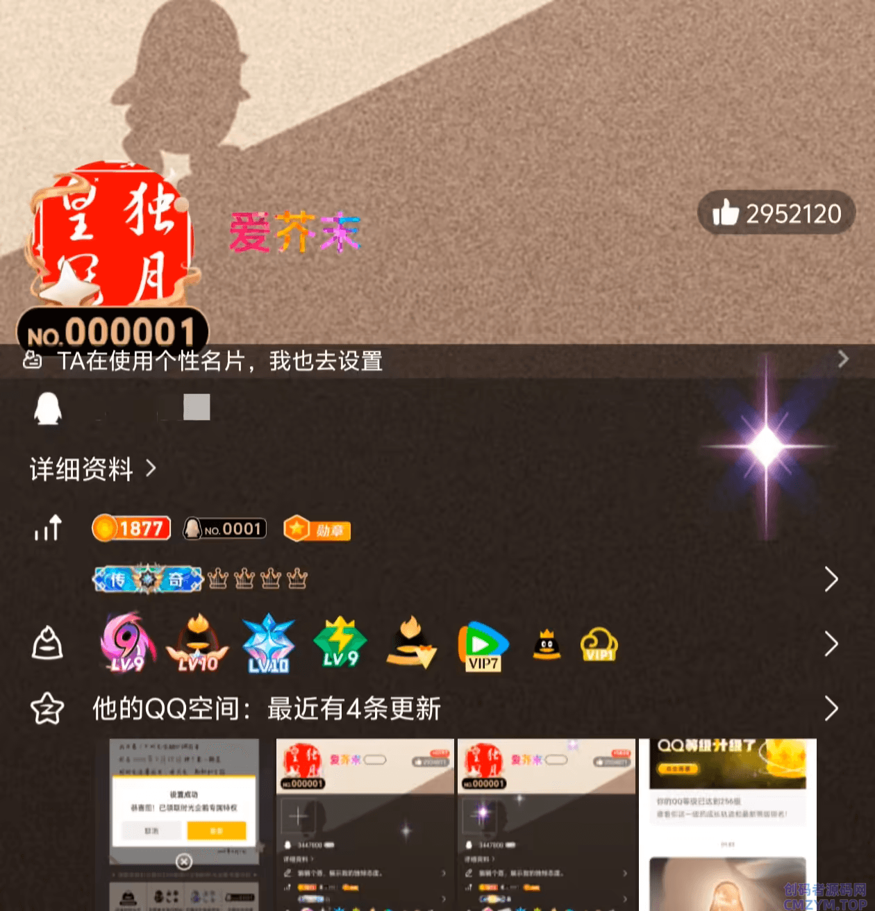 全球首个满级QQ诞生：256级-创码者资源网